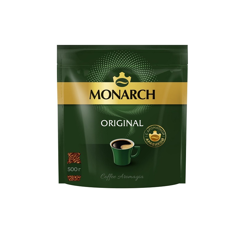 Кофе пакет 500гр Оригинал Монарх/6