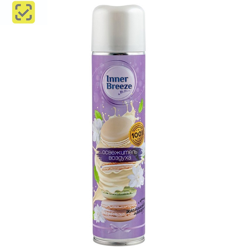 Освежитель воздуха Inner Breeze Жасминовый Макарунс, 300мл