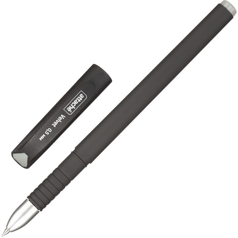 Ручка гелевая "Attache Velvet" 0.5мм., черная — Абсолют