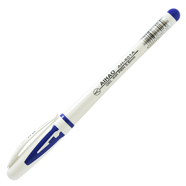 Ручка гелевая "AIHAO AH-801A", 0,5 мм, синяя — Абсолют