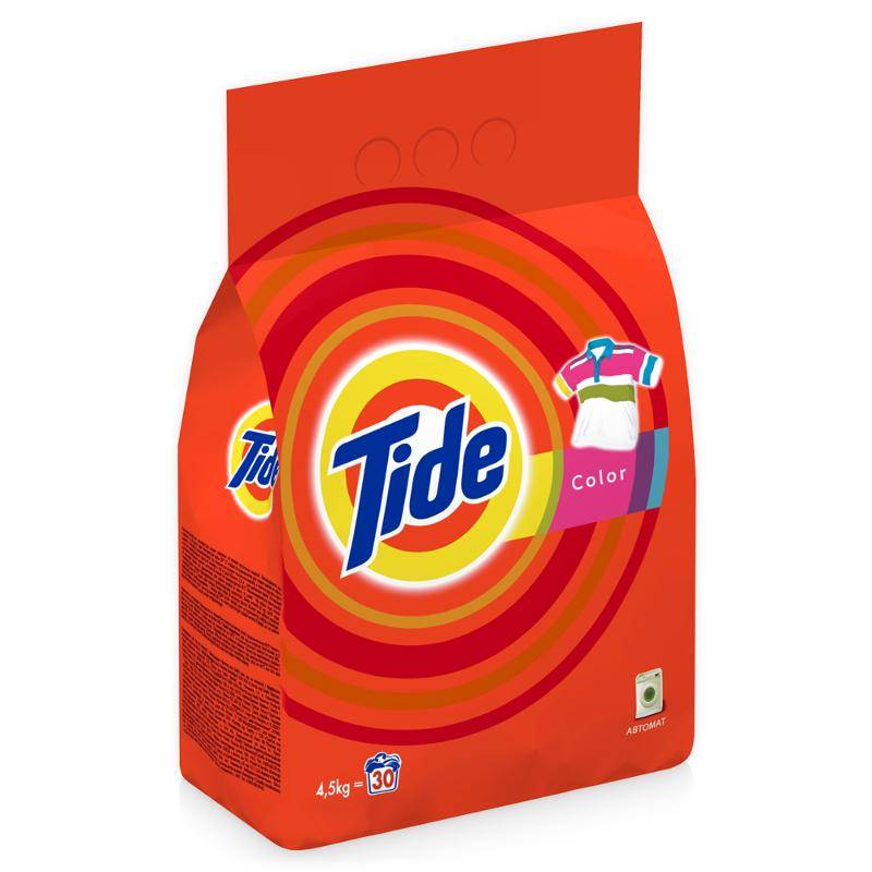 Порошок стиральный 9 кг "TIDE" Color