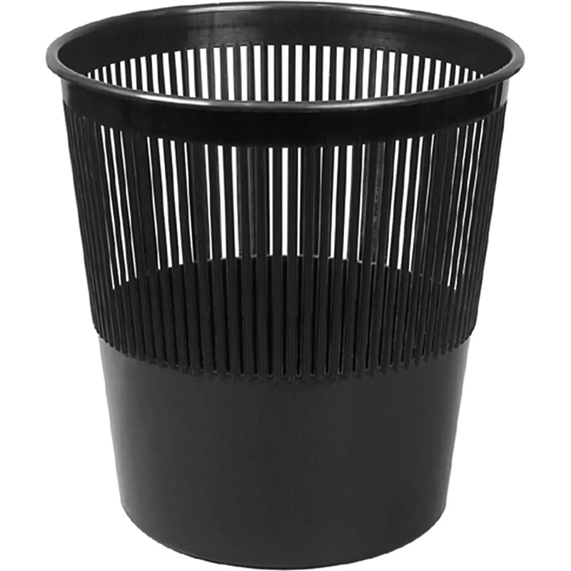 Корзина д/бумаг 10л. сет., "Luscan" черн.