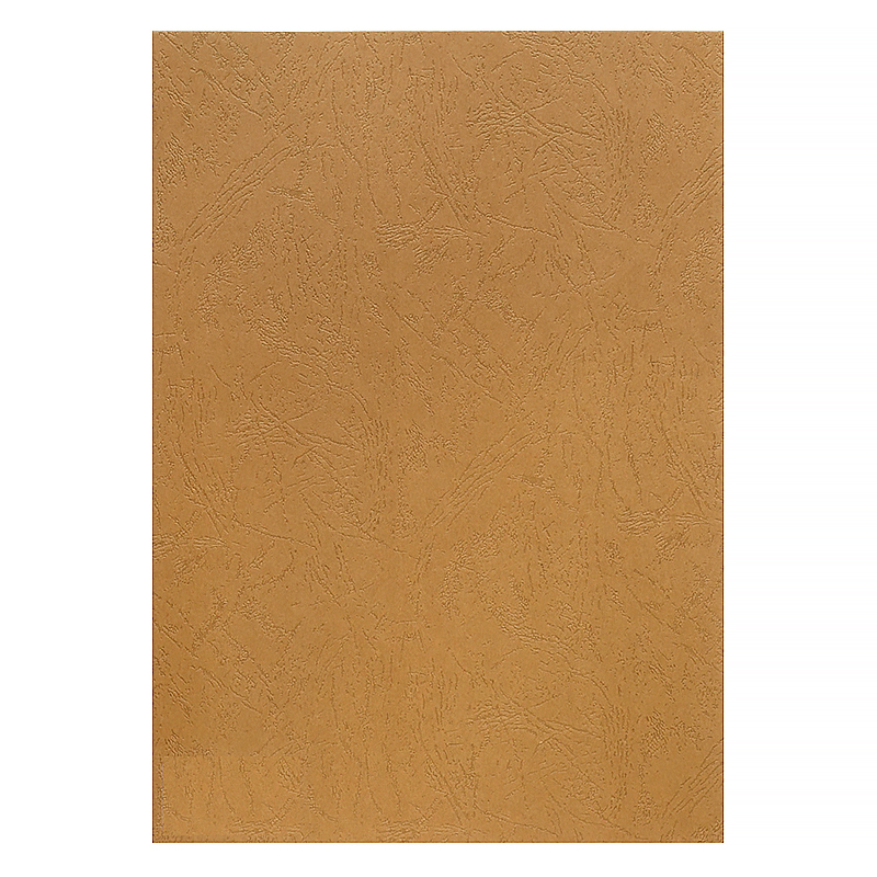 Обложкка для переплёта А4 картон, 230г/м2, "кожа" коричневая — Абсолют