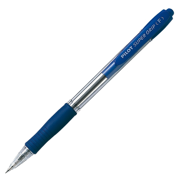 Ручка шар. авт. син. 0,7мм PILOT SUPER GRIP, грип