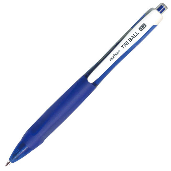 Ручка шариковая автоматическая "MunHwa Triball"", 0,7мм, синяя — Абсолют