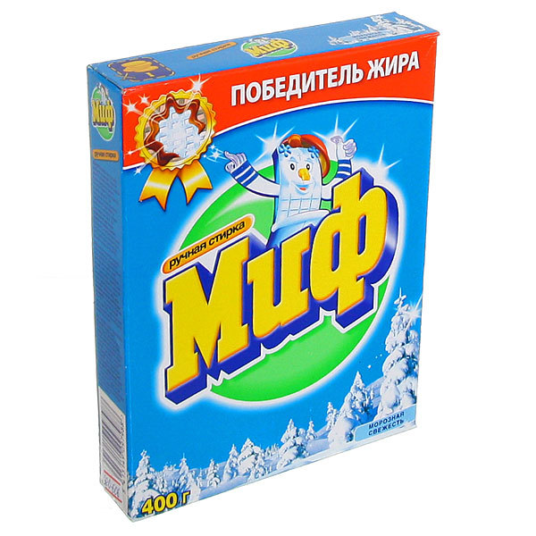 Порошок стиральный 400 гр. "Миф"/22 Порошок стиральный 400 гр. "Миф"/22