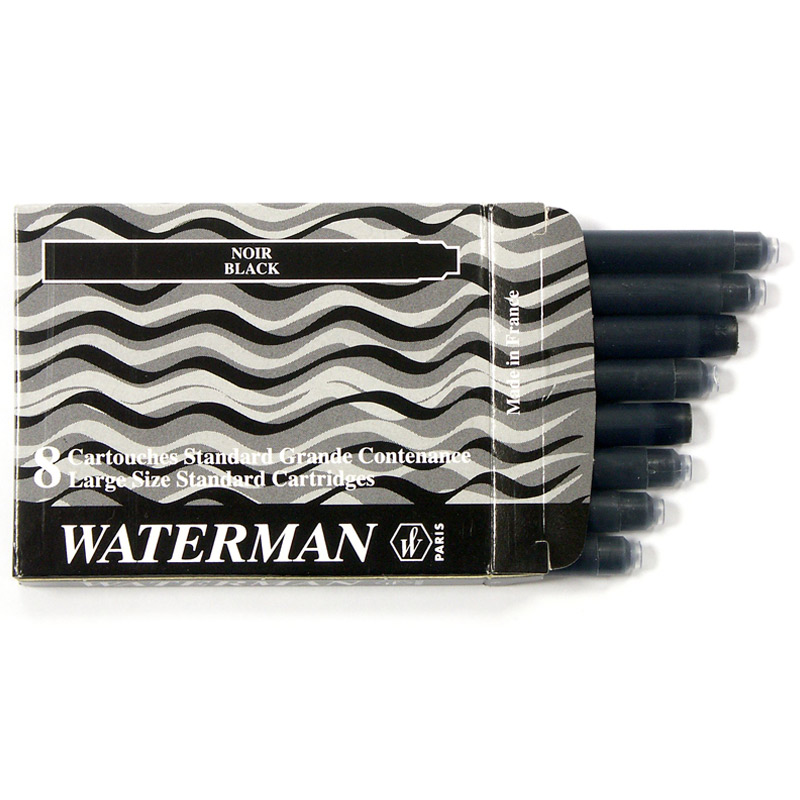 Картридж д/перьевой ручки Waterman (длинный),черн./8 Картридж д/перьевой ручки Waterman (длинный),черн./8