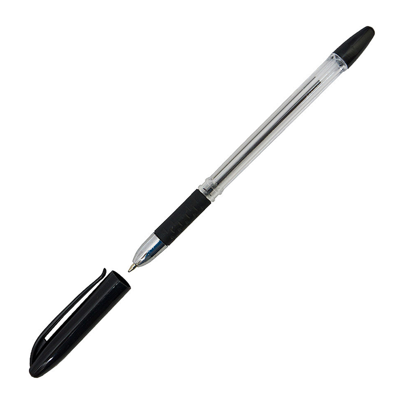 Ручка шариковая "DOLCE COSTO", 0.7мм., грип., черная — Абсолют