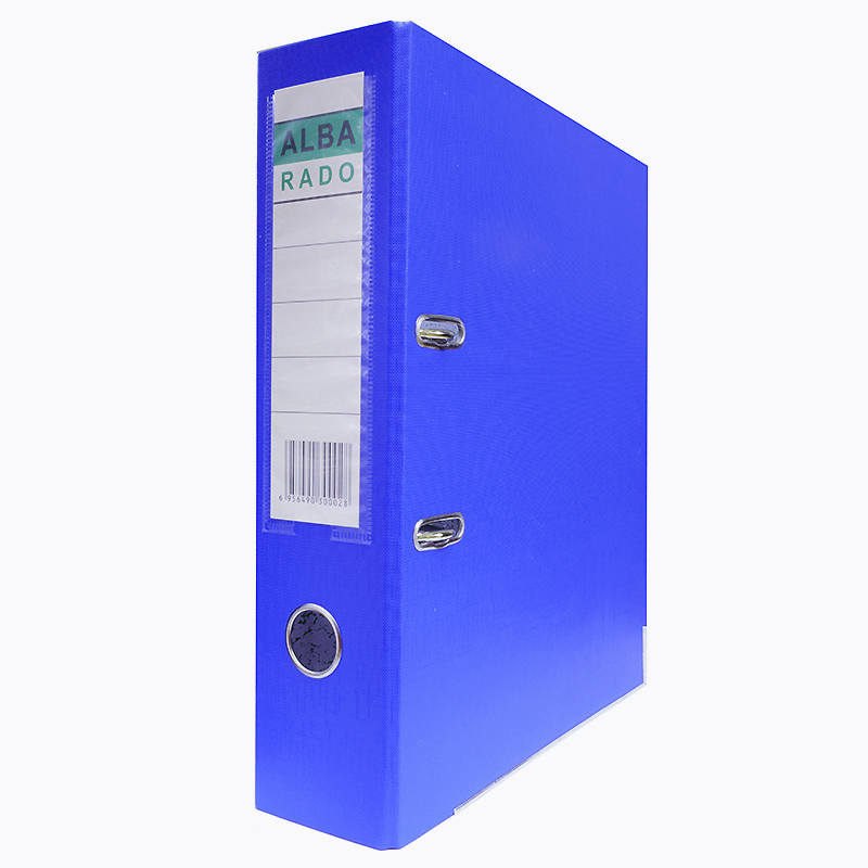 Регистратор 70 мм. ALBA RADO PVC/PVC, синий/50