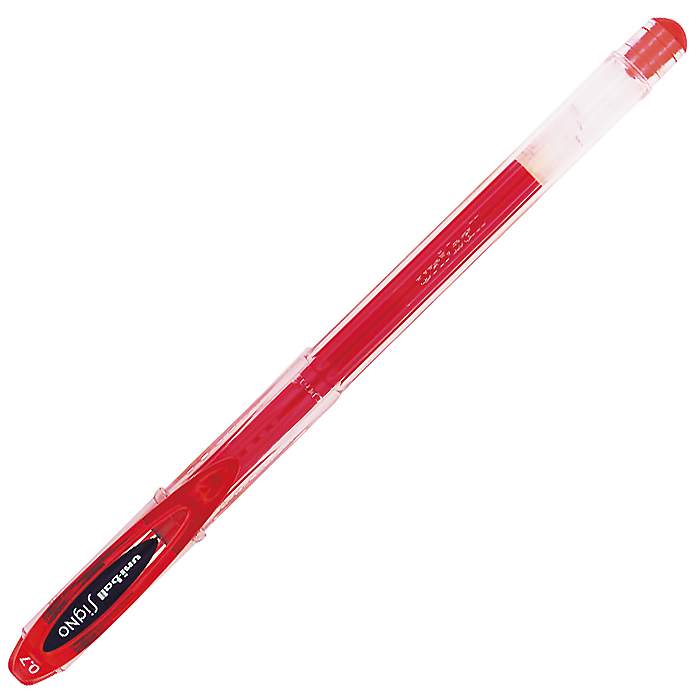 Ручка гелевая "Uni-Ball Signo" 0,7 мм, красная — Абсолют