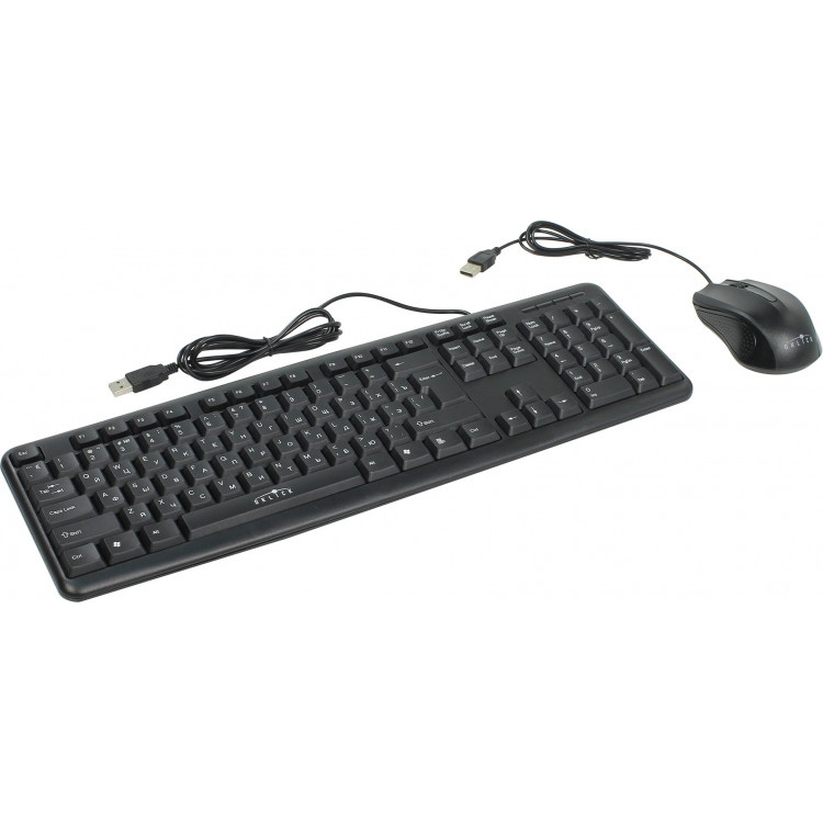 Набор клавиатура+мышь "ОКЛИК 600М" USB, черный — Абсолют