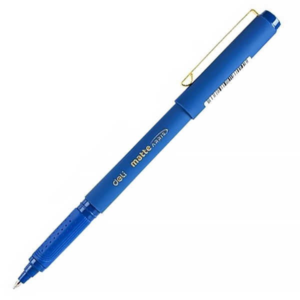 Ручка гелевая "Deli Arris Matte" 0.7мм., синяя — Абсолют