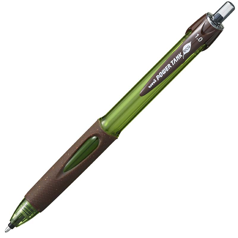 Ручка ш. авт. черн. 1,0мм Uni-Ball PowerTank ECO SN-220, грип/12
