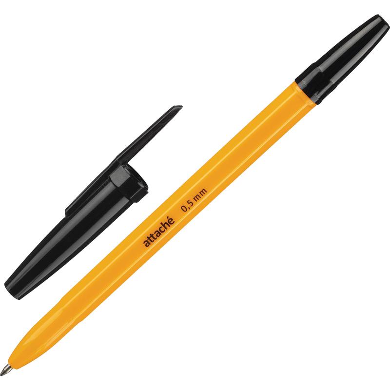 Ручка шариковая "Attache Economy", 0.5мм., черная — Абсолют