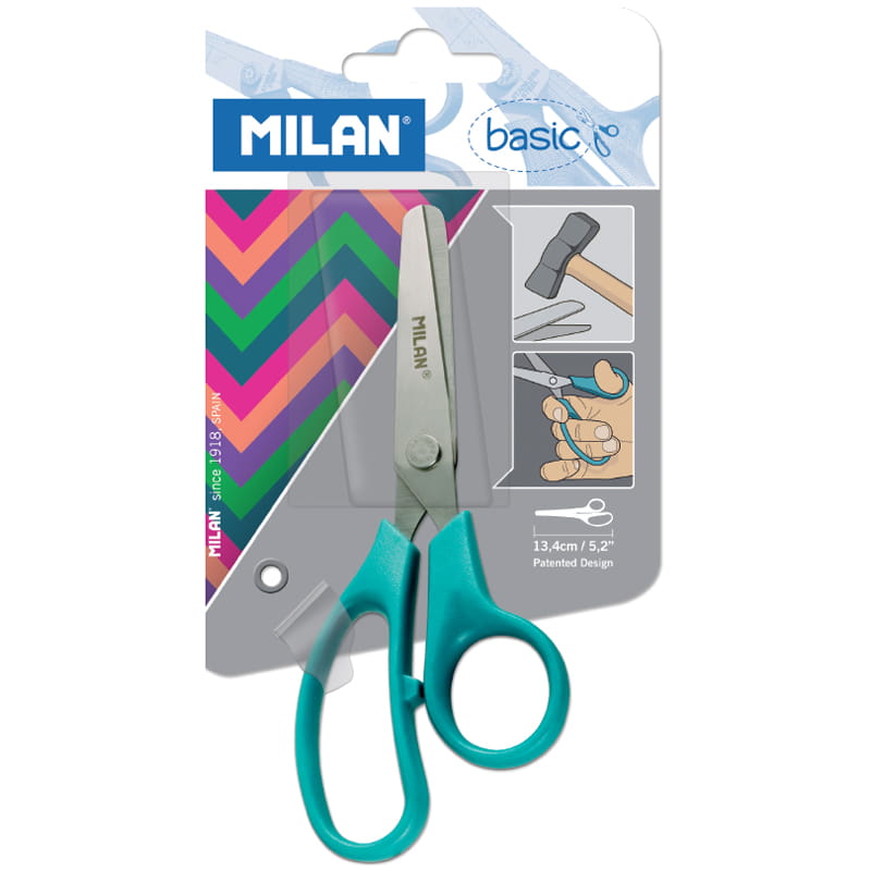 Ножницы 134мм./мм "Milan", "Basic Colours" Ножницы 134мм./мм "Milan", "Basic Colours"