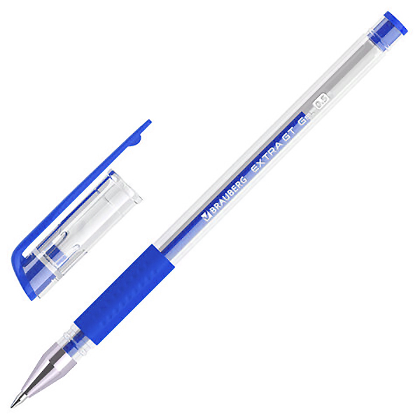 Ручка гелевая "Brauberg Extra GT" 0.5мм., синяя — Абсолют