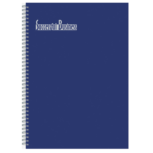 Тетрадь  А4  60л. кл. спираль, Полином"Succesful business", мет.греб., УФ-лак
