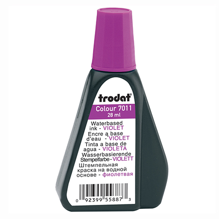 Краска штемпельная "Trodat",  28 мл, фиолетовая — Абсолют