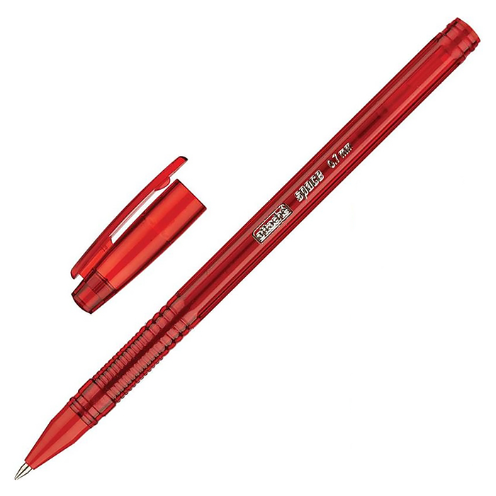 Ручка гелевая Attache "Space", 0,7мм, красная — Абсолют