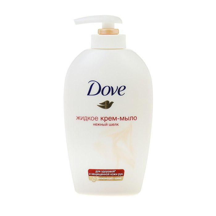 Крем-мыло "Dove. Нежный шелк" 250мл. — Абсолют