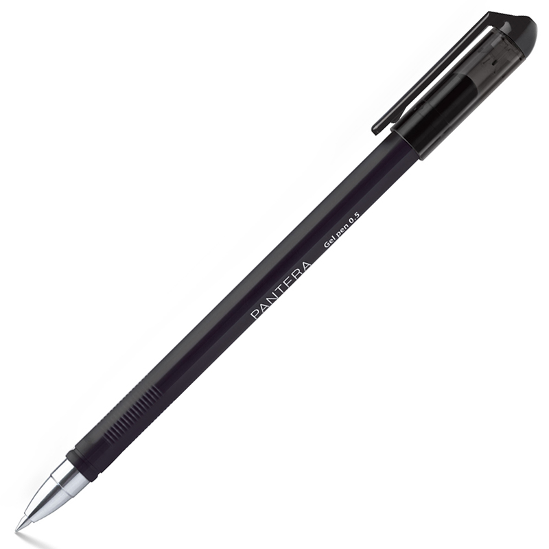 Ручка гелевая Hatber "Pantera" 0,5мм., черная — Абсолют