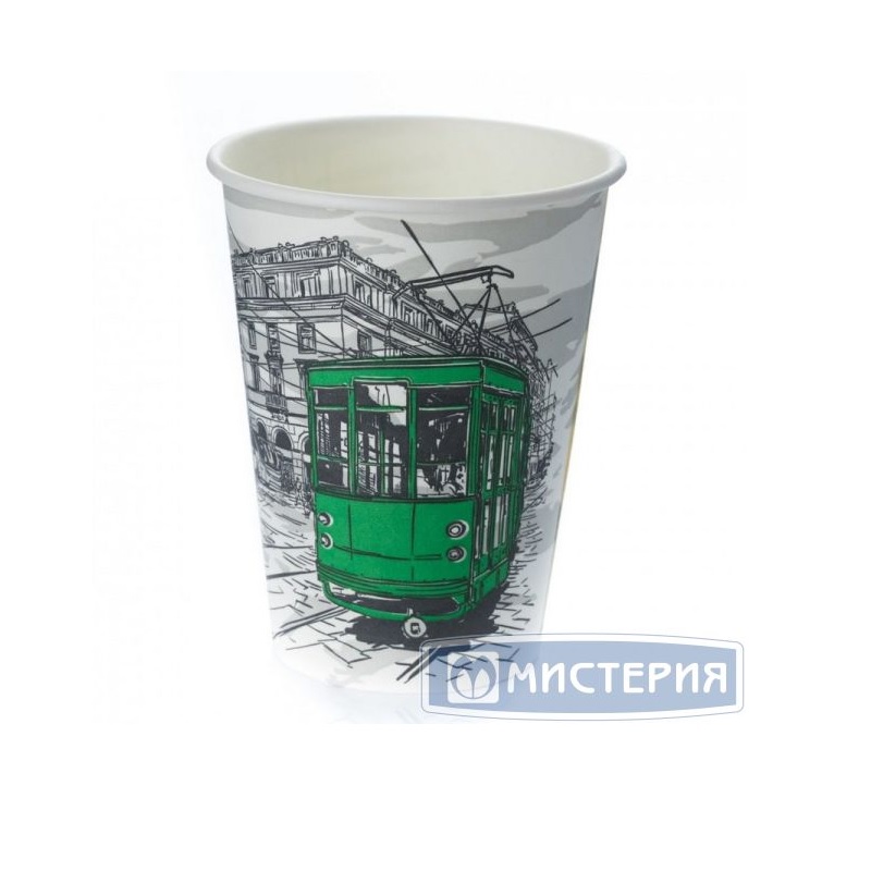 М/Стакан бумажный (0,3) (50шт.) диз. Big Citi Life