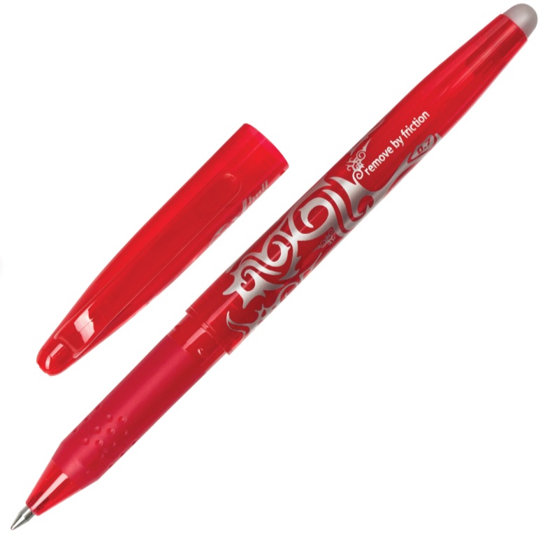 Ручка Пиши-стирай гел. красн. 0,7мм PILOT Frixion BL-FR7, грип