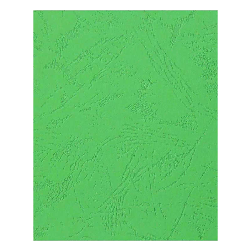 Обложкка для переплёта А4 картон, 230г/м2, "кожа" зеленая — Абсолют