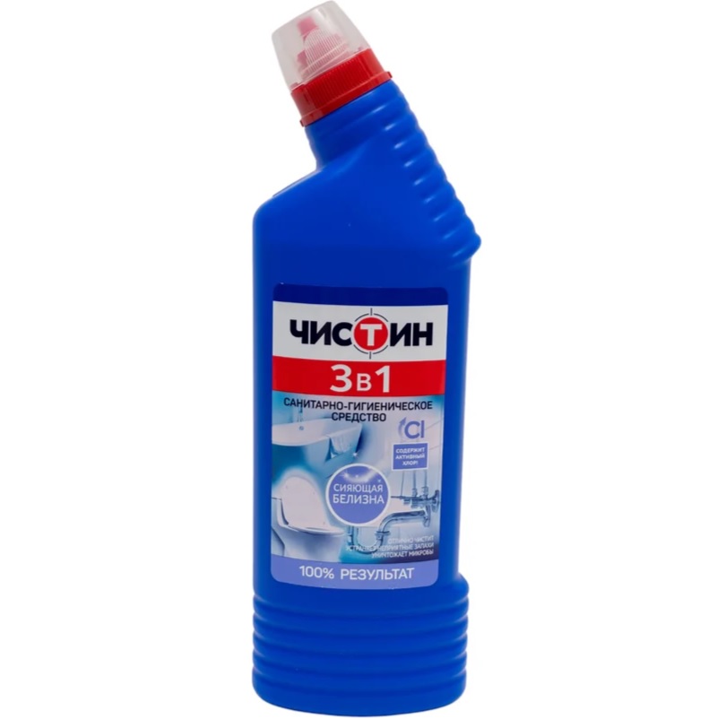 Средство д/чистки сантехники "Чистин" гель 750мл, 3 в 1 Санитарный/14