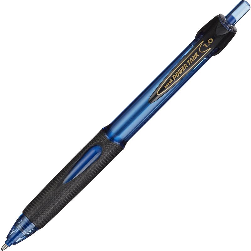 Ручка шариковая автомат "Uni-Ball PowerTank", 1.0мм, синяя, корпус синий — Абсолют