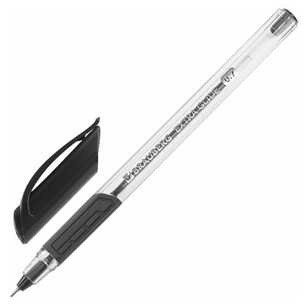 Ручка шариковая "Brauberg Extra Glide GT Tone", 0.7мм., черная — Абсолют