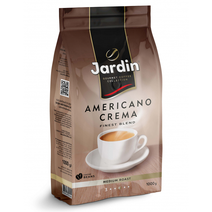 Зерновой кофе JARDIN "Americano Crema" 1кг. — Абсолют