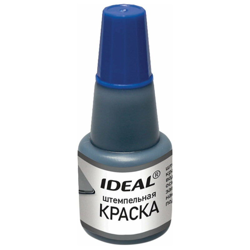 КРАСКА д/шт.под. 24 мл. IDEAL, син./12 КРАСКА д/шт.под. 24 мл. IDEAL, син./12