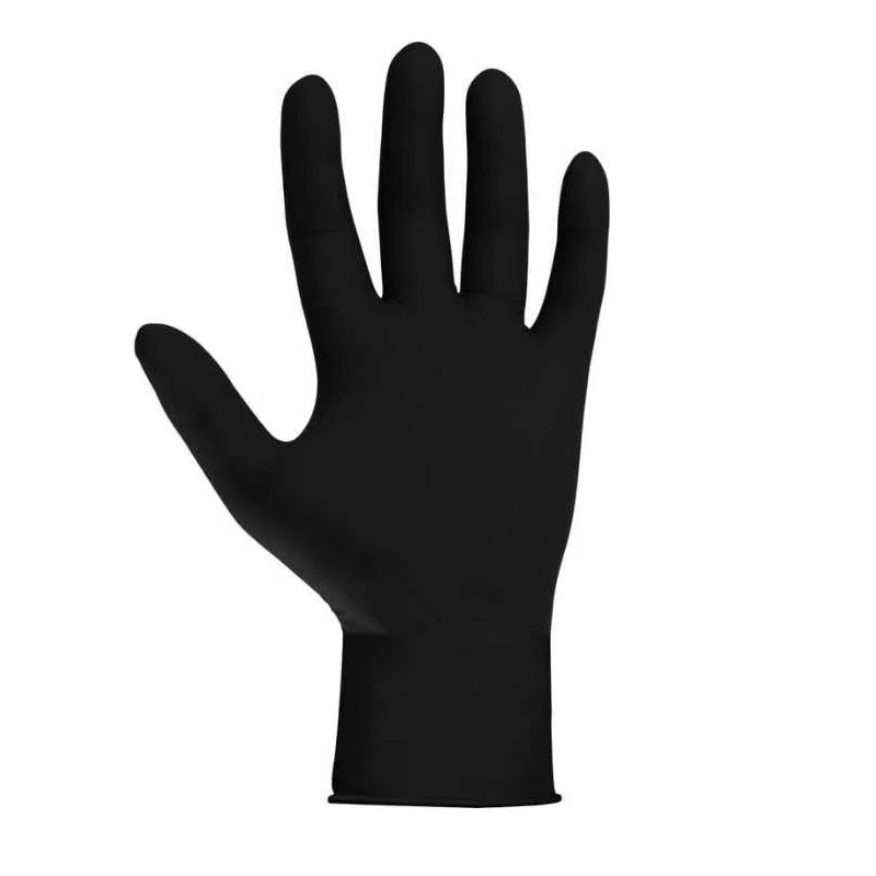 М/Перчатки Мистерия нитрил НЕОПУДР р. XL 50пар/уп/черные