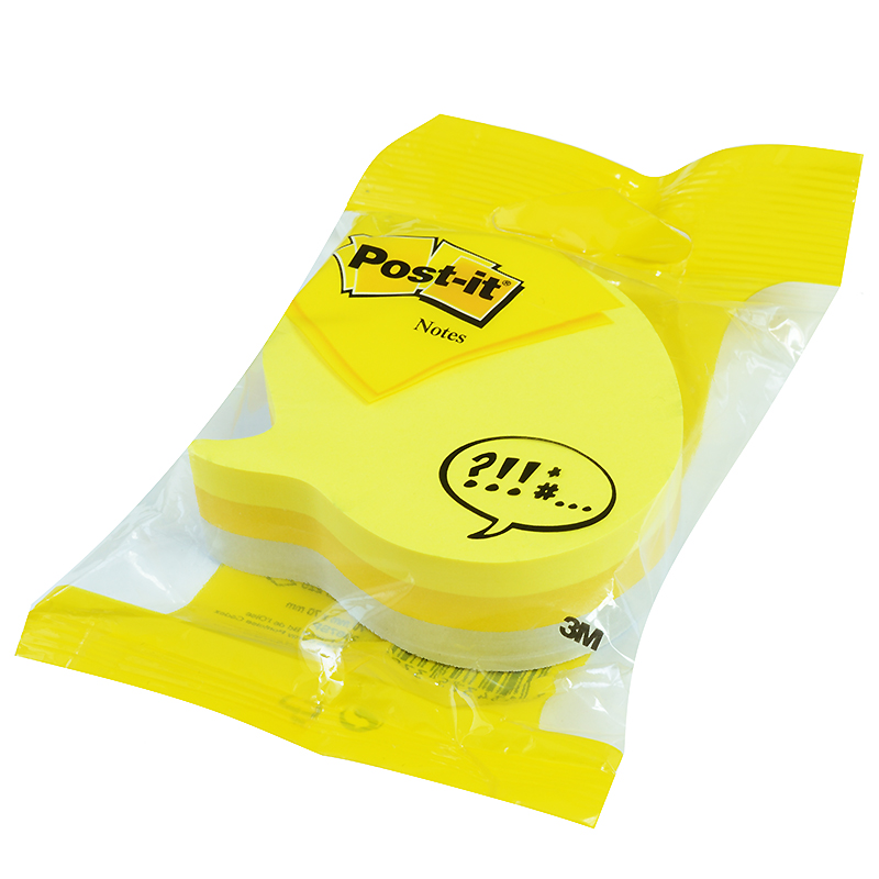Клейкий блок "Post-it"Реплика", 3 цв.*75л.