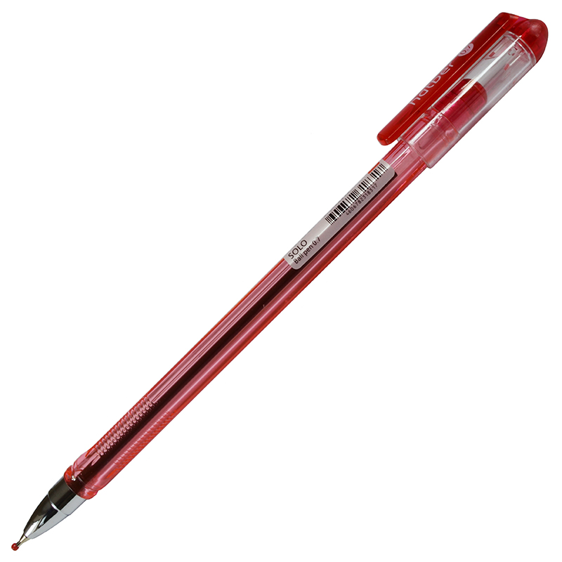 Ручка шариковая "Hatber Solo", 0,7мм., красная — Абсолют