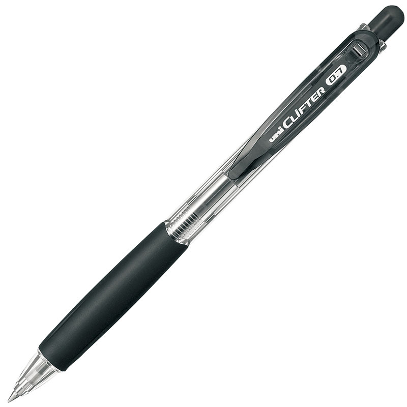 Ручка шариковая автоматическая "Uni-Ball Clifter",0,7мм, черная — Абсолют