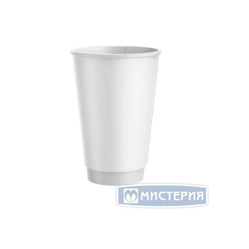 М/Стакан бумажный (0,45) (17шт.) БЕЛЫЙ