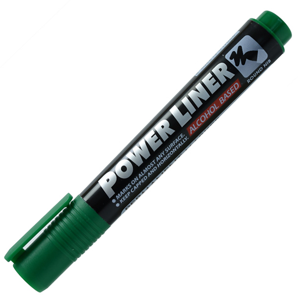 Маркер перманентный "Mungyo Power Liner", зеленый — Абсолют