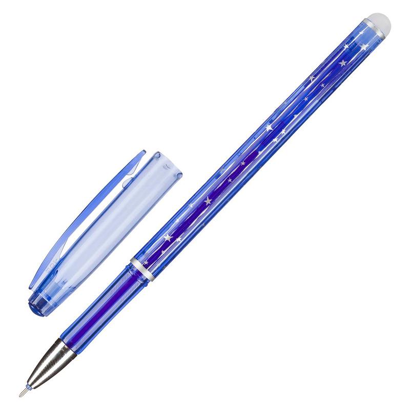 Ручка пиши-стирай "Attache", 0.5мм., гелевая, синяя — Абсолют