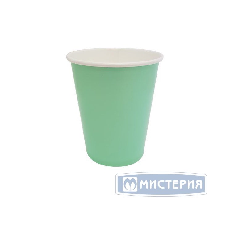 М/Стакан бумажный (0,25) (50шт.) МЯТНЫЙ