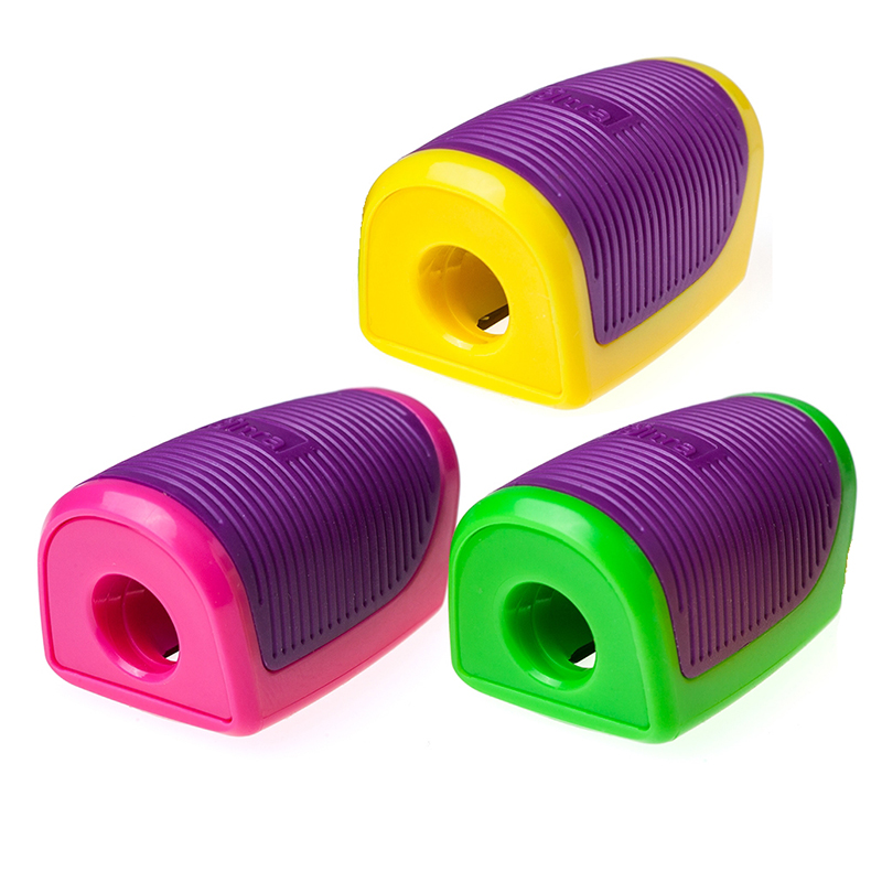 Точилка пласт. без контейн., Hatber ULTRA, ассорти