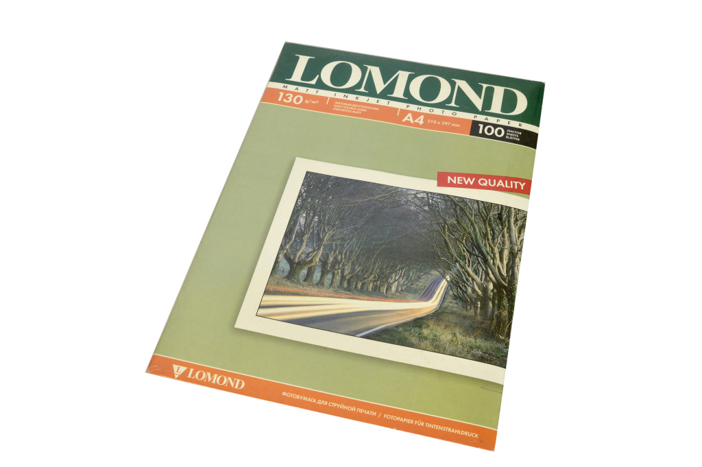 Бумага Lomond А4 2стор. мат.130г. (100л.) Бумага Lomond А4 2стор. мат.130г. (100л.)