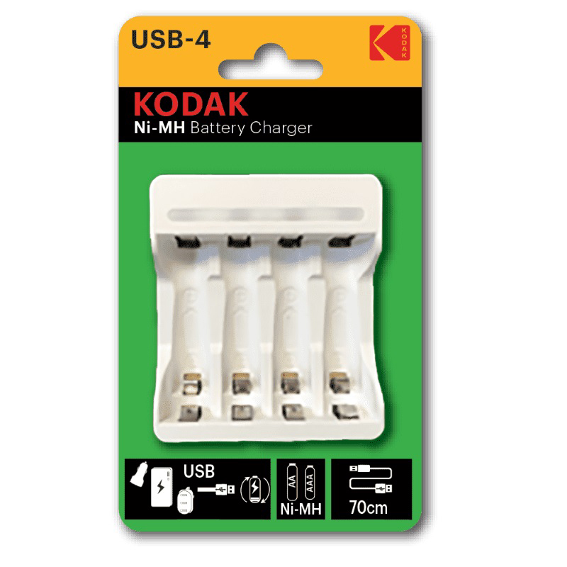 Зарядное уст-во "Kodak" C8002B USB, на 4шт./6