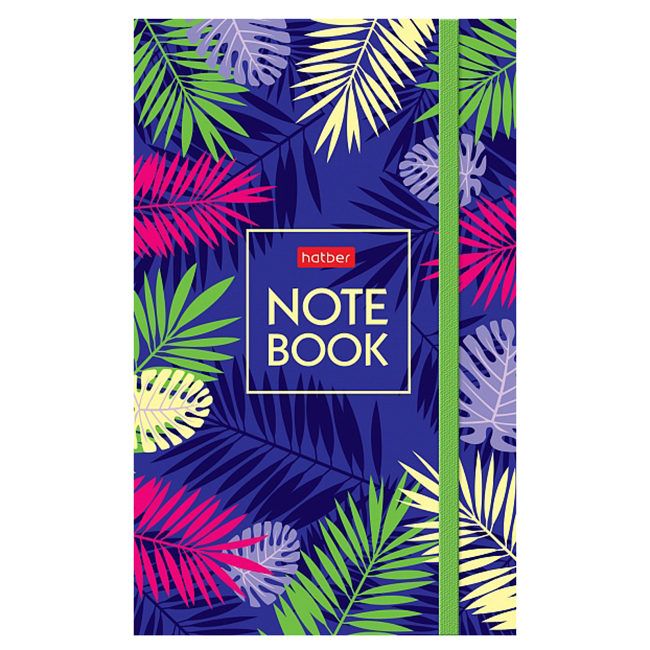 Записная книжка "Привет лето!" А6, 50л, клапан на резинке, на гребне/