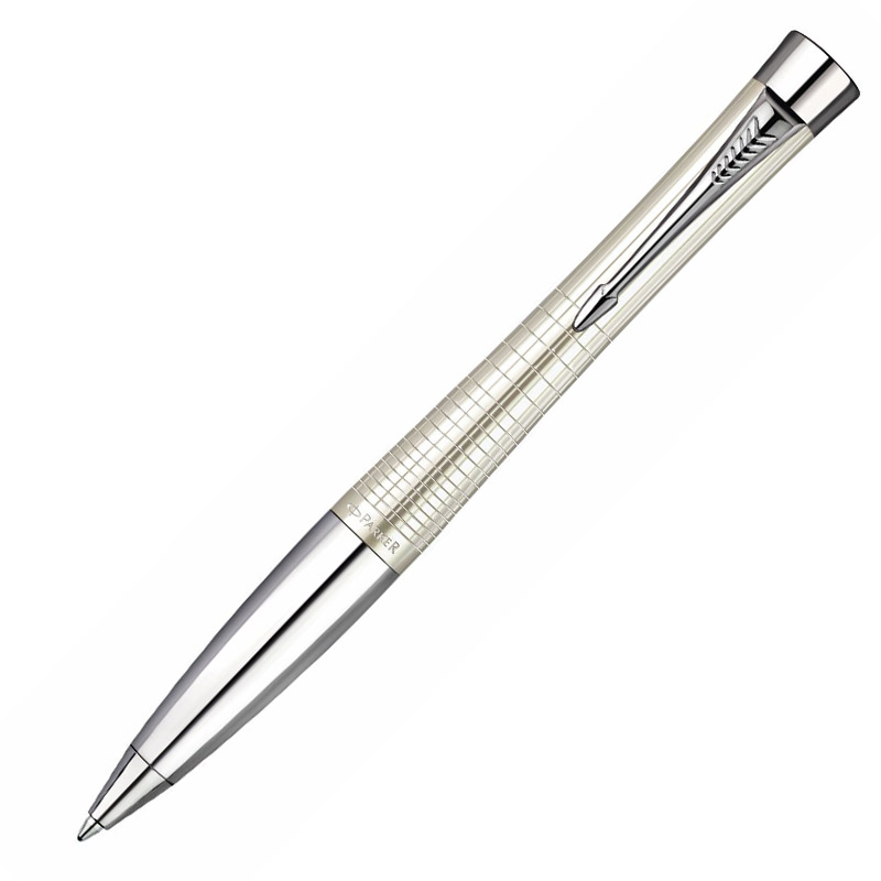 Ручка шариковая "Parker" Urban Premium K204, Pearl Metal, синяя — Абсолют