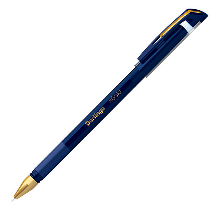 Ручка шариковая Berlingo "xGold" 0.7мм., синяя — Абсолют