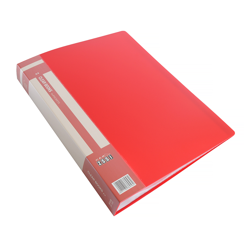 Папка на 60 файлов "ZS-360", A4, красная — Абсолют