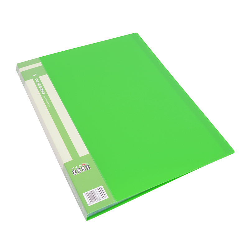 Папка на 30 файлов "ZS-330", A4, зеленая — Абсолют