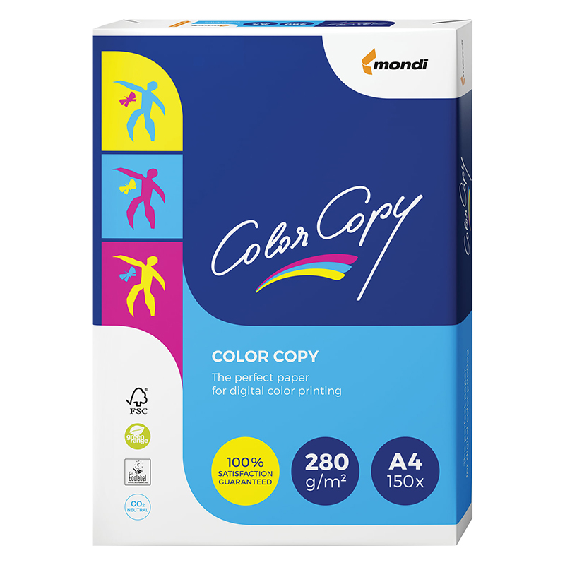 Бумага "Color Copy" А4, 280г., 150 листов — Абсолют
